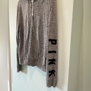 PINK Large zip up sweatshirt.